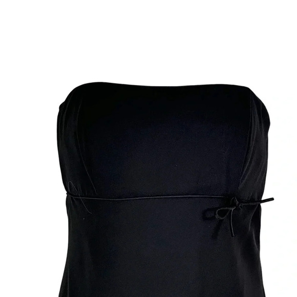 Strapless Little Black Dress by Dessy Collection size 6 Fully lined - Picture 2 of 9